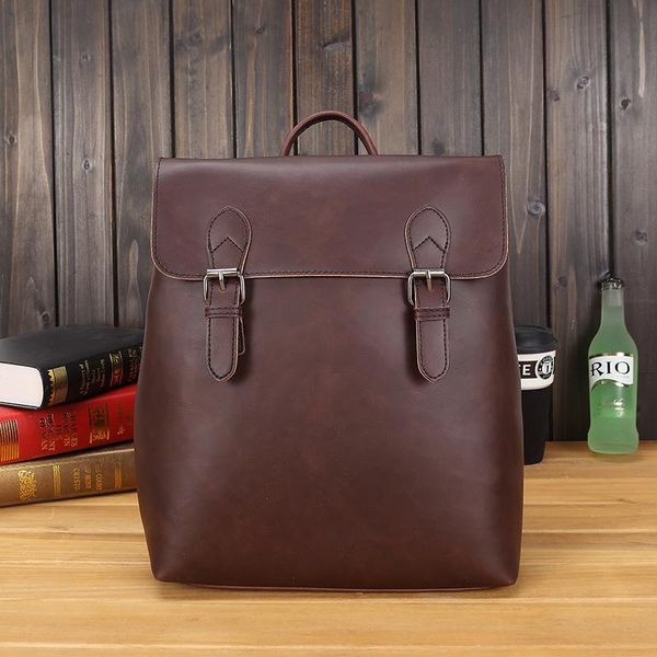 

backpack men's fashion bag outdoor leisure retro luggage
