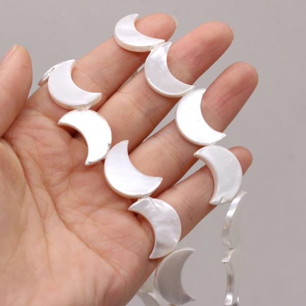

other white moon shape beaded high-quality natural shell loose beads for jewelry making diy necklace bracelet accessories