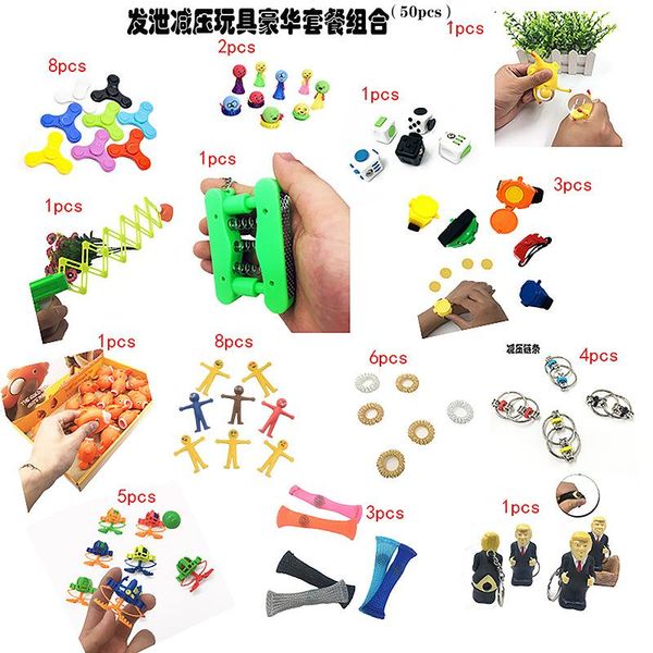 

party masks venting and decompression toy set laying hens ejection ball pinball net fingertip gyroscope fist