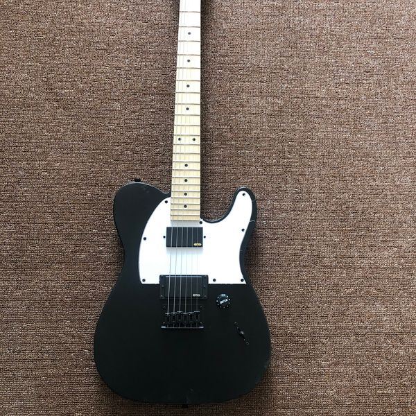 

electric guitar,matte black,emg pickup,maple fingerboard,