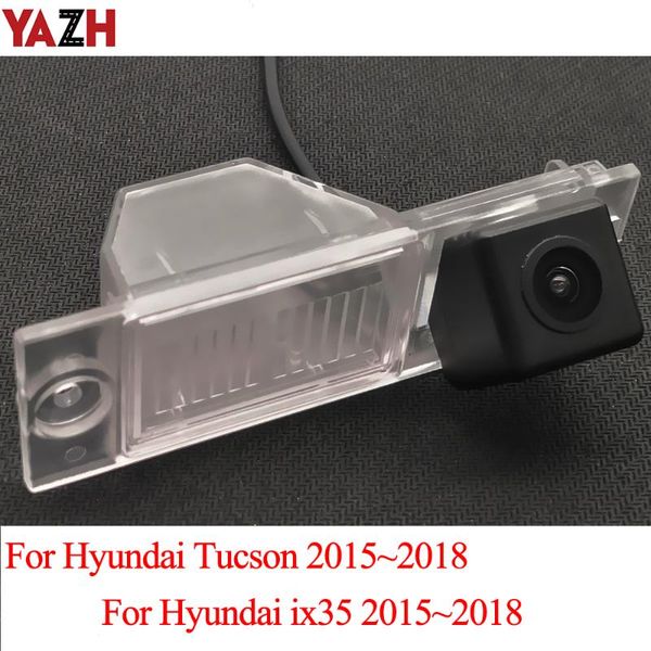 

car rear view cameras& parking sensors yazh camera for ix35 tucson 2021 with image sensor hd ccd waterproof distance reference line