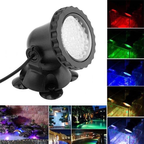 

party decoration 3pcs garden pond underwater led spot light colorful lamp waterproof spotlight for fountain fish tank pool aquarium