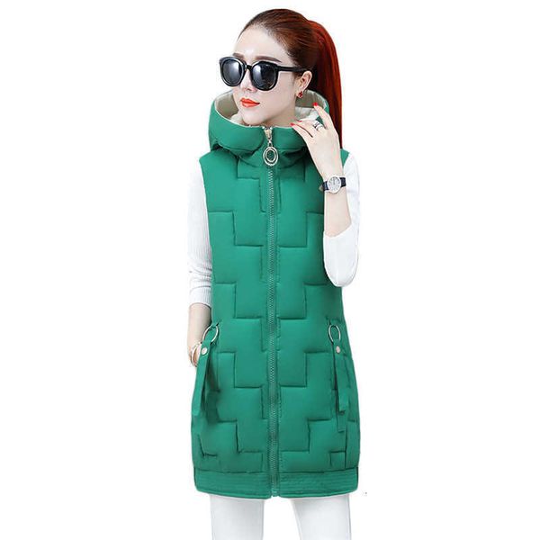 

women's vests down cotton outwear female green 8 colours plus size korean fall thin fashion with hood women's wais 4mzh, Black;white