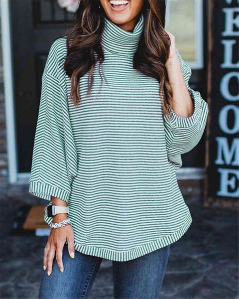 

hoodies women's fashions striped women high collar in straight line sweet autumn style winter clothes, Black