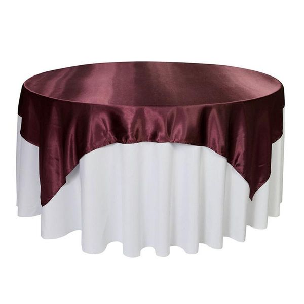 

mats & pads covers cloths tablecloth 180Ã180cm banquet decor home dinner square satin