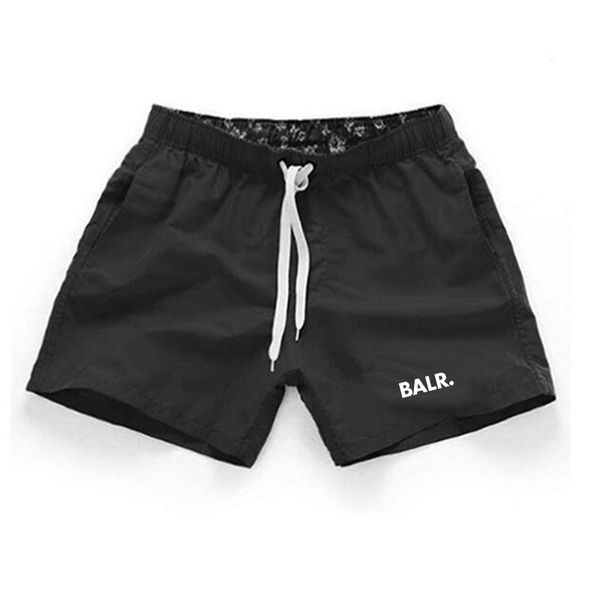 

new brand summer men's casual shorts polyester shorts solid color breathable elastic waist casual men's shorts men herren designer, White;black