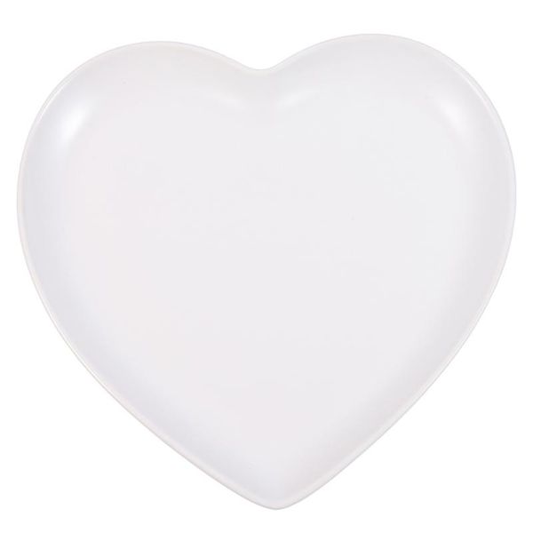 

dishes & plates 1pc home ceramic tray heart shaped storage jewelry sundries dessert