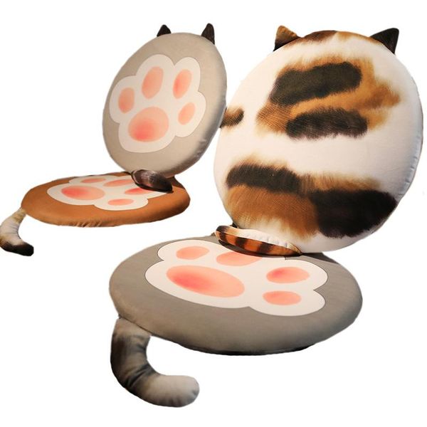 

cushion/decorative pillow 1pcs cartoon cat memory foam cushion soft kitty behind view chair pad tatami/floor seat shooting birthday gift