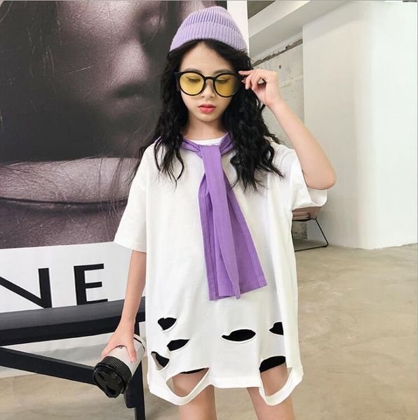 

korea style girls t-shirt cotton summer fashion 4-9t a746 t-shirts, Blue