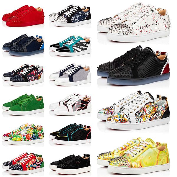 

2021 arrival authentic red oxfords bottoms shoes platform sneakers men women trainers party lovers wedding business luxurys designers loafer, White;red