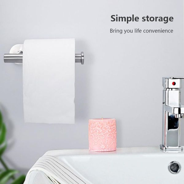 

toilet paper holders european style adhesive vertical towel holder stainless steel wall mount bathroom kitchen tissue roll storage rack