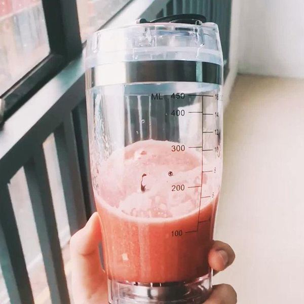 

blender 450ml/600ml usb rechargeable electric mixing cup portable protein powder automatic shaker bottle leakproof mixer