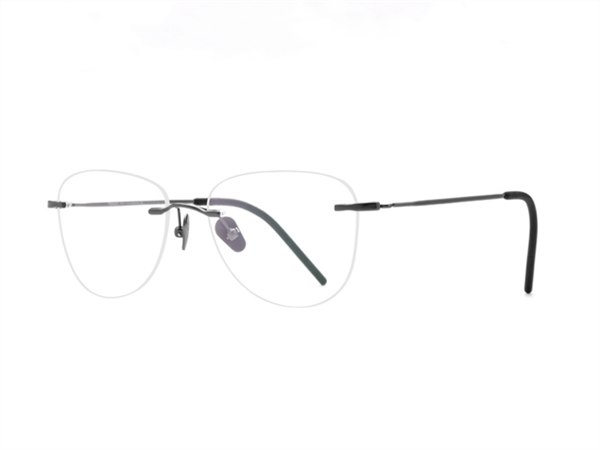 

sunglasses rimless b-titanium reading glasses men optical eyewear ultralight anti-reflective goggle prescription eyeglasses frames women, White;black