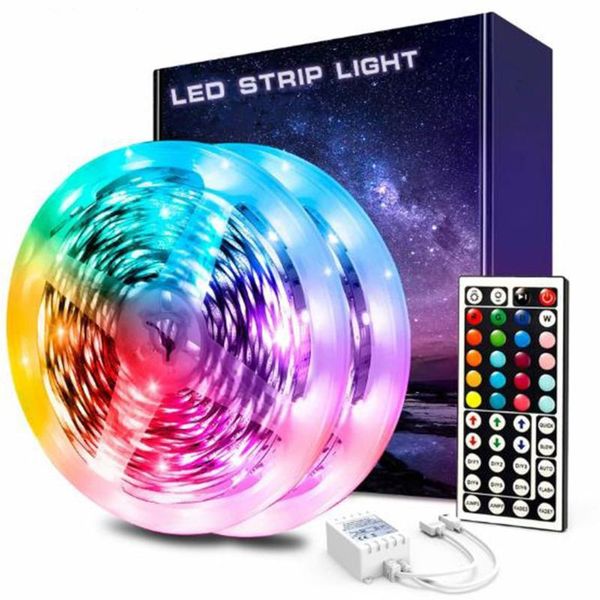 

strips led strip light 2m-30m rgb 2835 lights tape flexible 12v wifi ribbon for room home christmas