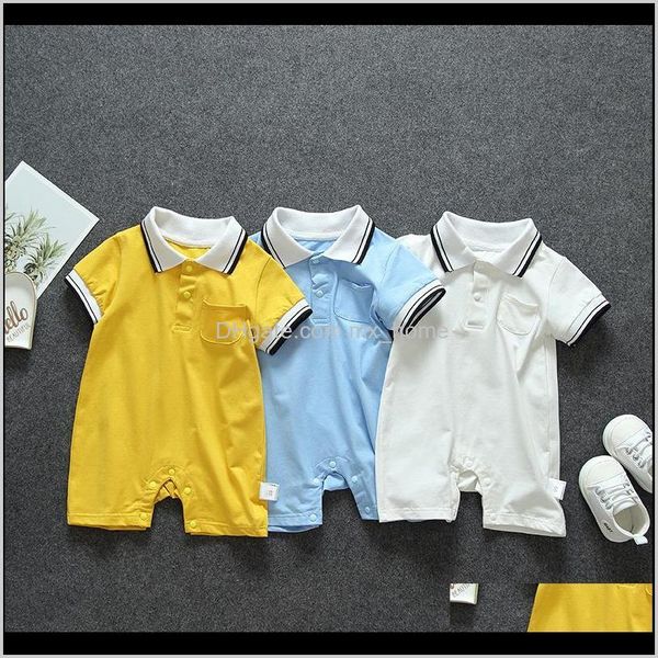 

rompers jumpsuitsrompers baby clothing baby kids maternity drop delivery 2021 summer clothes boys and sports for born babies girls boys firs, Blue