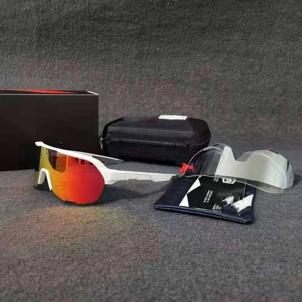 

s2 cycling outdoor sports sand proof mountain bike road glasses, White;black