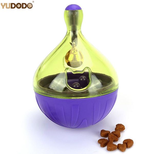 

s/l funny cat toy improving iq pet tumbler leakage feeder training playing dispenser for dog toys