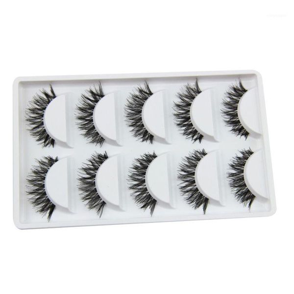 

natural fashion false eyelashes 5 pairs/set makeup handmade soft long eye lash cosmetic fake yl1