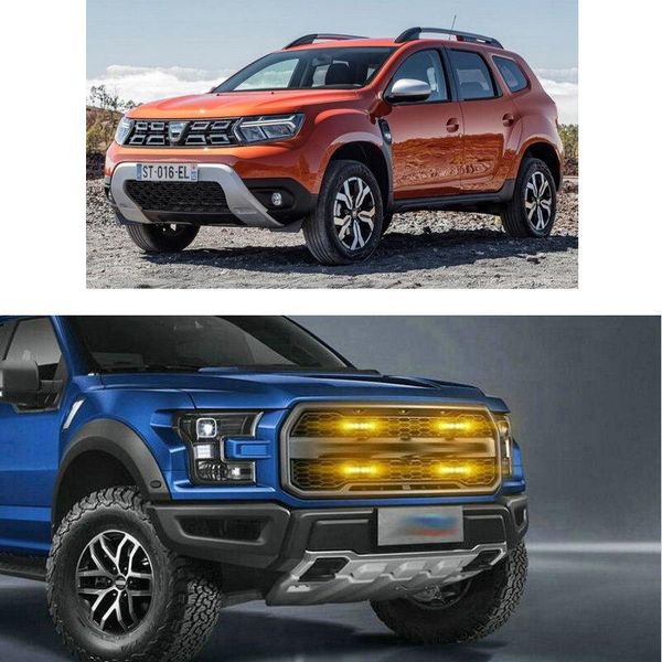 

emergency lights 2pc drl led flasher warning lamp for dacia dokker duster lodgy logan sandero solenza