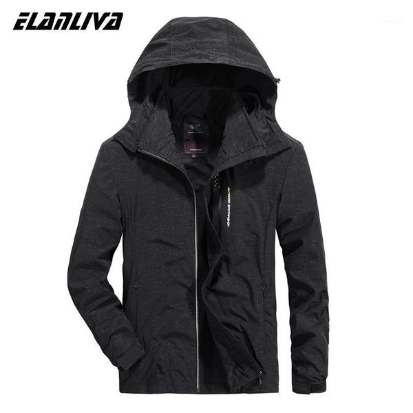 

men's jackets autumn spring plus size outdoor leisure sports soft shell clothing black oversize 8xl, Black;brown