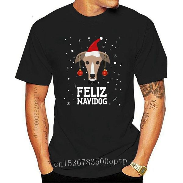

men's t-shirts t-shirt-men's t-shirt-black feliz navidog greyhound christmas dog -, White;black