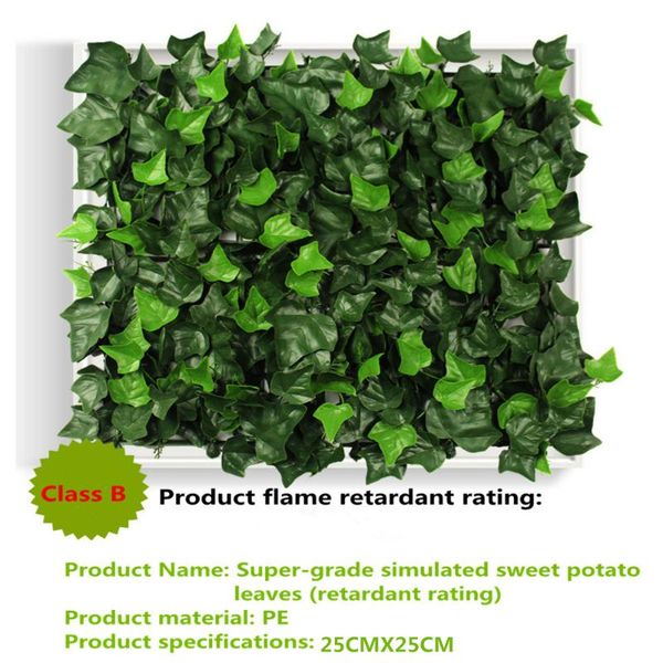 

artificial hedge leaves plants fake ivy wall 10"x10" plastic vertical garden uv proof privacy backyards wedding decorations decora