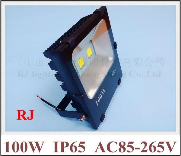 

radiator led flood light floodlight 100w (2*50w) cob ac85-265v 10000lm ip65 ce toughened glass aluminum style floodlights