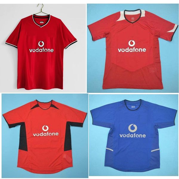 

00 02 03 04 05 06 beckham retro jerseys v.nistelrooy soccer jersey 2000 2002 2003 2004 2005 2006 ronaldo football shirt giggs maillot de foo, Black;yellow