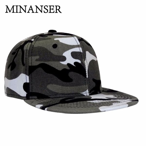 

visors minanser men's camo baseball caps hats hip hop flat brim camouflage printed sports snapback for women adjustable, Blue;gray