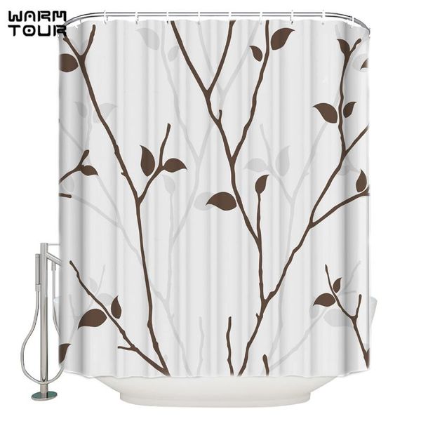 

shower curtains branches and leaves bathroom fabric accessories curtain