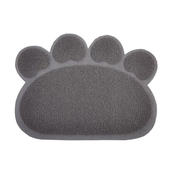 

cat litter mat box pads claw shaped catcher pvc cushion dark grey beds & furniture