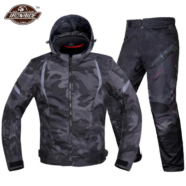 

men motorcycle jacket waterproof motocross suit windproof moto protection wearable chaqueta with removeable linner apparel