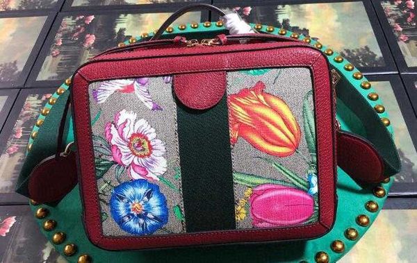 

luxury design bags 550622 ophidia flora small handle and boston shoulder with dust