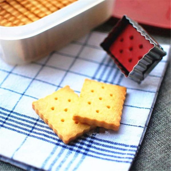 

square wave shape cookie cutter stainless steel baking confeitaria cake biscuit tools diy stamps moulds