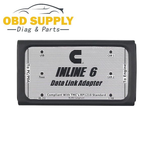 

code readers & scan tools heavy duty diagnostic tool inline 6 data link adapter scanner full 8 cable truck interface inline6 7.62