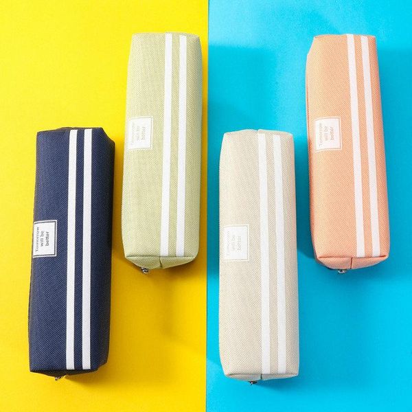 

pencil bags zipper school case kawaii pencilcase creative pen box for girls cute big double pouch bag stationery supplies