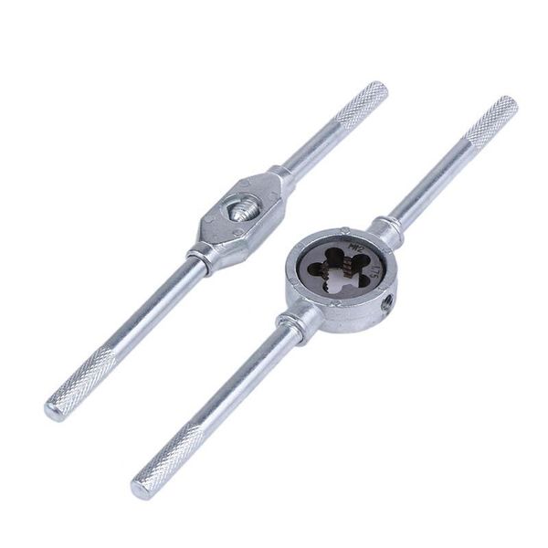 

hand tools zk30 12pcs/set multifunction screw tap&die set external thread cutting tapping tool kit screwdriver with m6 m7 m8 m1
