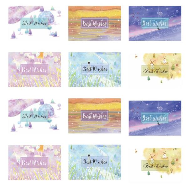 

greeting cards 12pcs practical thanksgiving set wishes