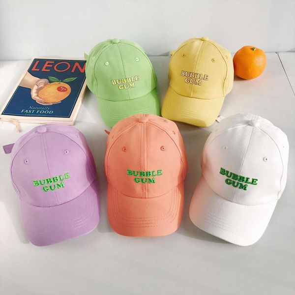 

kids snapback caps hip hop hat for children summer girls baseball boys cool embroidery "bubble gum" fashion, Blue;gray