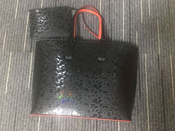 

mixed printing women big shopping bags platfor doodling designer handbags totes composite genuine leather purse brandes shoulder bag