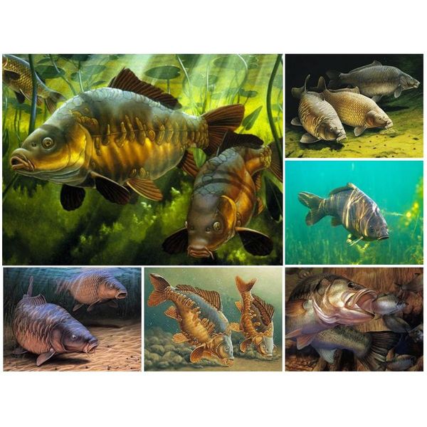 

diamond painting kamy yi diy embroidery abstract carp 5d cross stitch