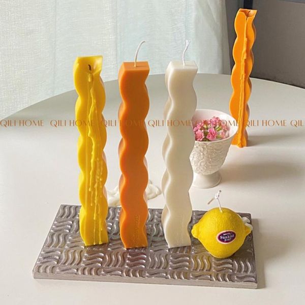 

candles korean style geometric art candle color home decoration diy ornament