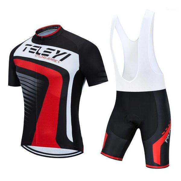 

men 2021 summer mountain bike jersey shorts sets road bicycle clothing suits cycling uniform dress wear mtb clothes kit skinsuit1, Black;blue
