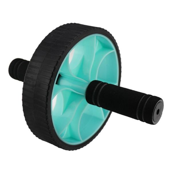 

mute home gym dual handle body building portable exercise wheel abdominal roller arm waist leg fitness equipment training