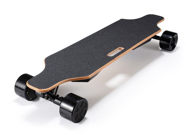 Skateboard elettrico Scooter Longboard Batteria al litio fuoristrada portatile a doppio motore con telecomando senza fili