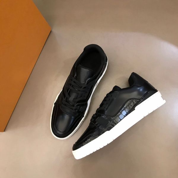 

chain reaction boys mans shoes luxury designer mens new size fashion sneakers 38-45 a63, Black