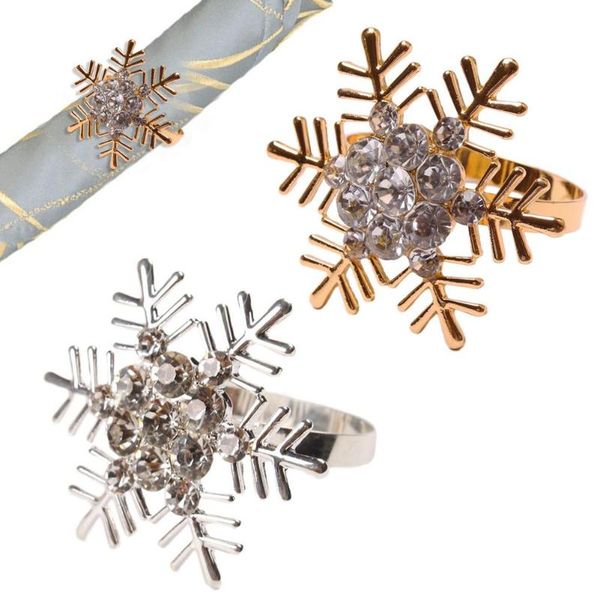 

napkin rings christmas snowflake ring exquisite buckle