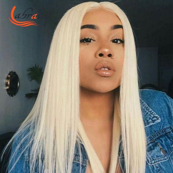 

lace wigs 13x5 blonde short bob hd frontal human hair pre plucked 613 colored straight front wig woman bleached knots 13x6, Black;brown