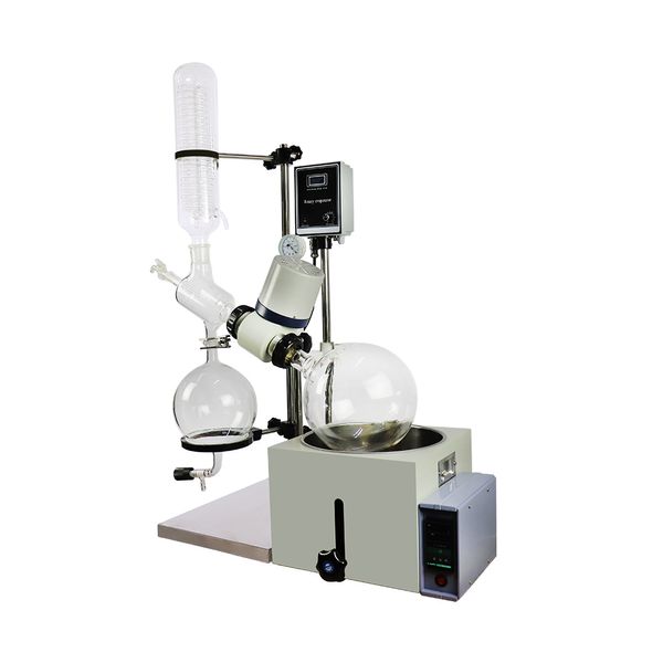 Zoibkd lab fornece 5L Evaporador rotativo Laboratório de alto desempenho RE501 Equipamento rotavap com elevador manual Banheira de aquecimento digital