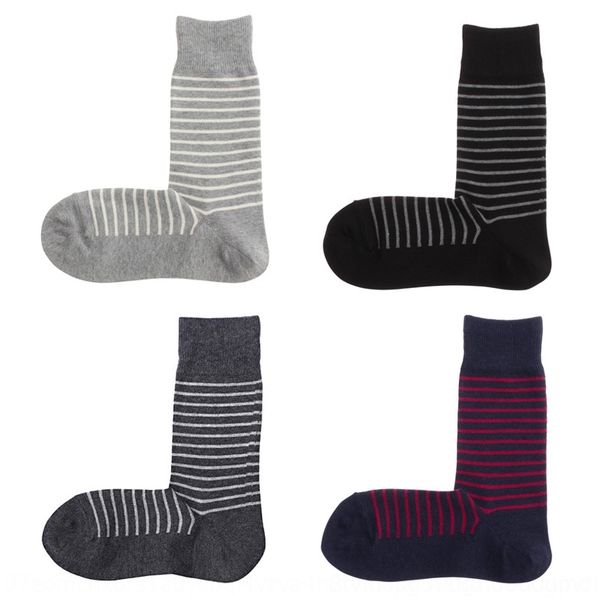 

ktq right angle 's socks ock quality pure men' horizontal triple right angle men's horizontal striplesscotton medium high tub, Black